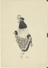Frau in Phantasiekostüm