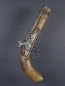 Pistole, Vorderlader mit Zündhütchen