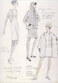 Kollektionsübersicht der Modelle von Jacques Heim, Paris, H/ W 1965/ 1966