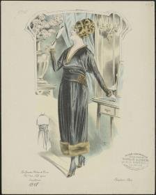 Les Grandes Modes de Paris: Nachmittagskleid