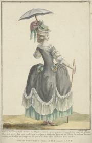 Gallerie des Modes et du Costume Français: Robe à la Versaillaise. N.74