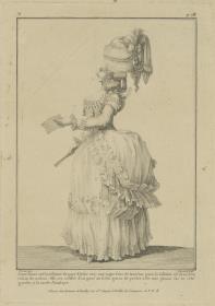 Gallerie des Modes et du Costume Français: Jeune Dame en Circassienne de gaze d'Italie. N.77