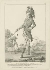 Gallerie des Modes et du Costume Français: Artois Dragon, Habit du Colonel. O.83