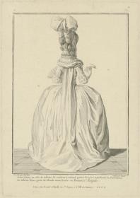 Gallerie des Modes et du Costume Français: Jeune Dame en robe de taffetas. Q.94