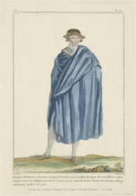 Gallerie des Modes et du Costume Français: Manteau à l' Italienne. ee.171