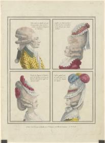 Gallerie des Modes et du Costume Français: Petit-maître en chenille, Coiffure en Chien couchant. D.20