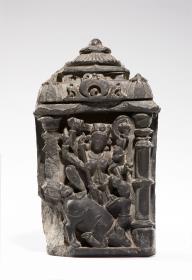 Durga als Bezwingerin des Büffeldämons (Mahishasuramardini)
