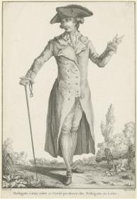 Gallerie des Modes et du Costume Français: Redingote en Lévite. ll.203