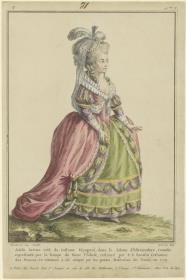 Collection d'Habillement Modernes et galants: Jeune actrice vétue du Costume Espagnol