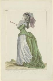Gallerie des Modes et du Costume Français: La brillante Nymphe du Palais Royal. ddd.305