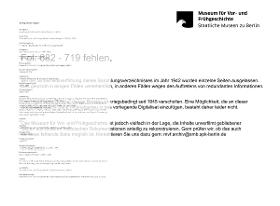 [= Katalog: Hauptkatalog A für die Provinz Ostpreussen]
