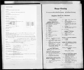[= Katalog: Hauptkatalog A für die Provinz Sachsen]
