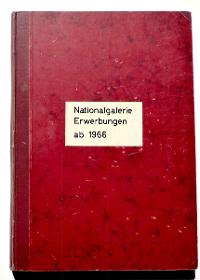 Nationalgalerie Erwerbungen ab 1966