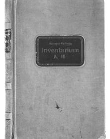 National Galerie Inventarium A. III