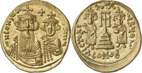 Byzanz: Constans II., Constantinus IV., Heraclius, Tiberius