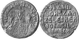 Byzanz: Basilius I. mit Constantinus und Leo VI.
