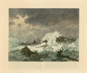 Eisgang und Deichbruch bei Gorkum am 22.2.1799