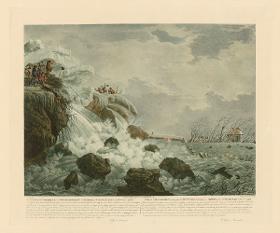 Deichbruch in Bemmel bei Nymegen am 21.2.1799