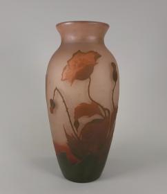 Vase mit Mohn