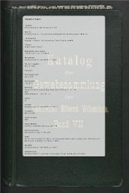 Katalog der Gewebesammlung der Städtischen Höheren Webschule Band VII