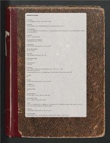 Inventar (Konzeptbuch) Hohenzollernmuseum Kunstgegenstände aus dem Hohenzollernmuseum, Schloß Monbijou, 1958 aus der SU zurückgeführt