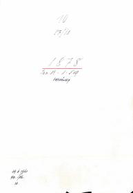 10 17/18 1878 Inv.Nr. 1-519 vollständig 29.6.1960 gez. Sch. [Schönberger, Arno] v.B. [= Erwerbungsjahr 1878: 1-519 aus Inventarbuch Sammlung 1878]