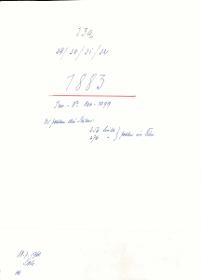 23a 29/30/31/32 1883 Inv.Nr. 800-1099 Es fehlen die Seiten: 256 links 176 links [Geschweifteklammer um beide Zahlen] fehlen im Film 18.7.1960 gez. Sch. [Schönberger, Arno] v.B. [= Erwerbungsjahr 1883: 800-1099 aus Inventarbuch Sammlung 1883]