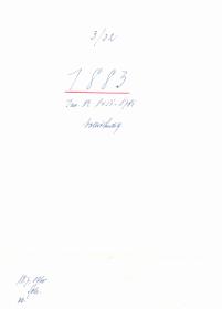 3/32 1883 Inv.Nr. 1451-1781 vollständig 18.7.1960 gez. Sch. [Schönberger, Arno] v.B. [= Erwerbungsjahr 1883: 1451-1781 aus Inventarbuch Sammlung 1883]