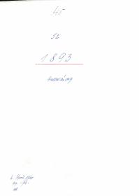 45 52 1893 vollständig 2. April 1960 gez. Sch. [Schönberger, Arno] v.B. [=  Erwerbungsjahr 1893 aus Inventarbuch Sammlung 1893-1894]