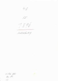 48 55 1896 vollständig 17. Mai 1960 gez. Sch. [Schönberger, Arno] v.B [= Erwerbungsjahr 1896: 1-344 aus Inventarbuch Sammlung 1895-1896]