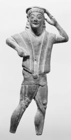 Applik von einem Krater: Fliehender Hermes