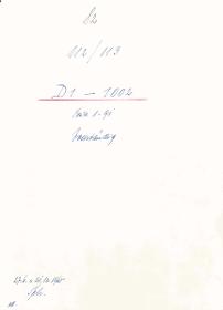 82 112/113 D1-1002 Seite 1-91 vollständig 27.6. u. 21.12.1960 gez. Sch. [Schönberger, Arno] v.B. [= Lfd.-Nr. D 1-1002 aus Inventarbuch Sammlung Doubletten-Liste D 1-3740]