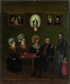 Gedächtnisbild einer katholischen Familie