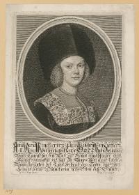 Porträt der Anna Maria Wincklerin mit Pelzhaube