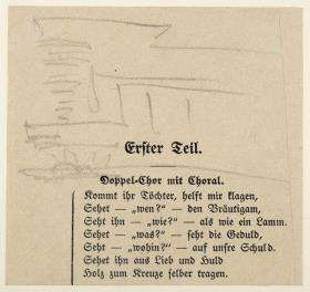 Musikalische Skizze, Mosse Haus