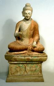 Sitzender Buddha - Die erste Predigt in Sarnath