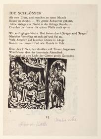 Georg Heym Umbra vitae Die Schlösser Die Städte