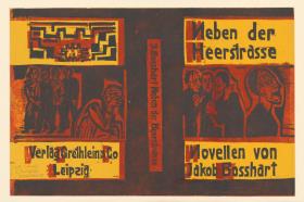 Bucheinband Neben der Heerstrasse Novellen von Jacob Bosshart