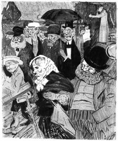 Berliner Maifeier. (veröffentlicht im Simplizissimus 1897, Heft 29)