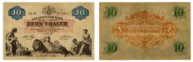 Leipziger Bank: 10 Taler 1866