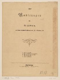 5 Radierungen. Mit humoristischen Texten von Gaudy u.a. Brandenburg 1850. Textseiten