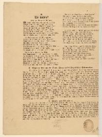 5 Radierungen. Mit humoristischen Texten von Gaudy u.a. Brandenburg 1850. Textseiten