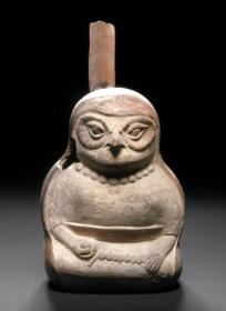 Anthropo-zoomorphe Figur (Vogel)