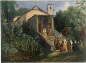 Prozession zur Kapelle von Pacho