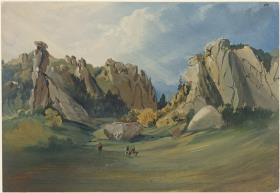Das Gebirge bei Atotonilco el Grande