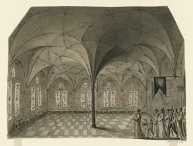 Einzug der Ordensritter in den Sommerremter der Marienburg