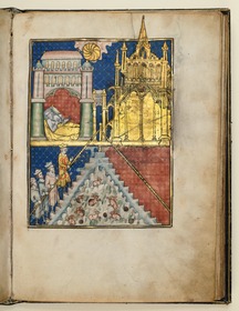 Alexander-Roman. Alexander kommt auf den diamatenen Berg in den Sonnenpalast