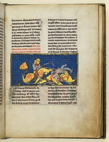 Alexander-Roman. Alexanders Zweikampf mit König Porus zu Pferd