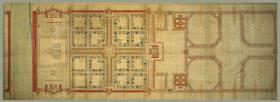 Grundriss der Anlage des Taj Mahal