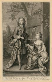 Doppelporträt des Lord Villiers und seiner Schwester Lady Mary Villiers